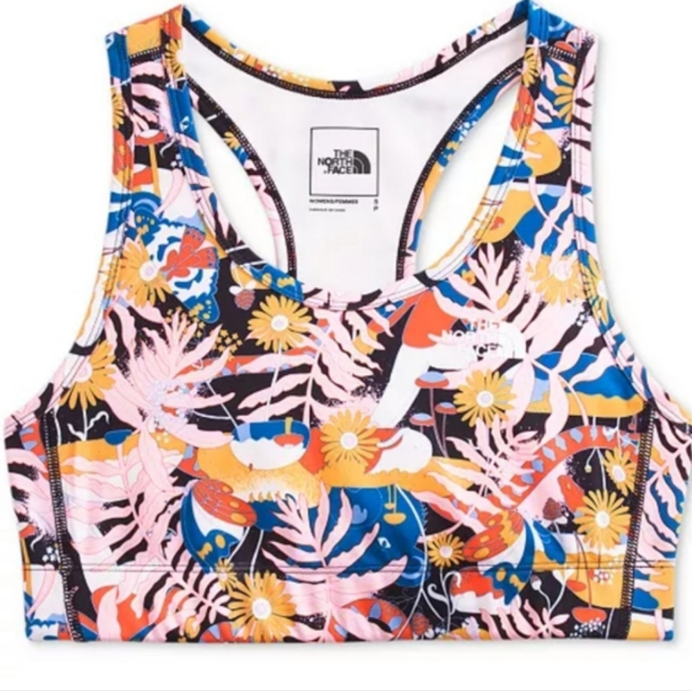 North Face Women's Midline Medium Impact Sports Bra Size XL